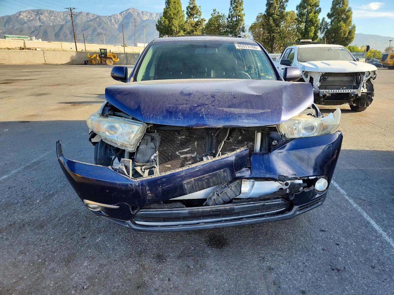 2012 Toyota Highlander Limited Blue vin: 5TDYK3EH9CS082373