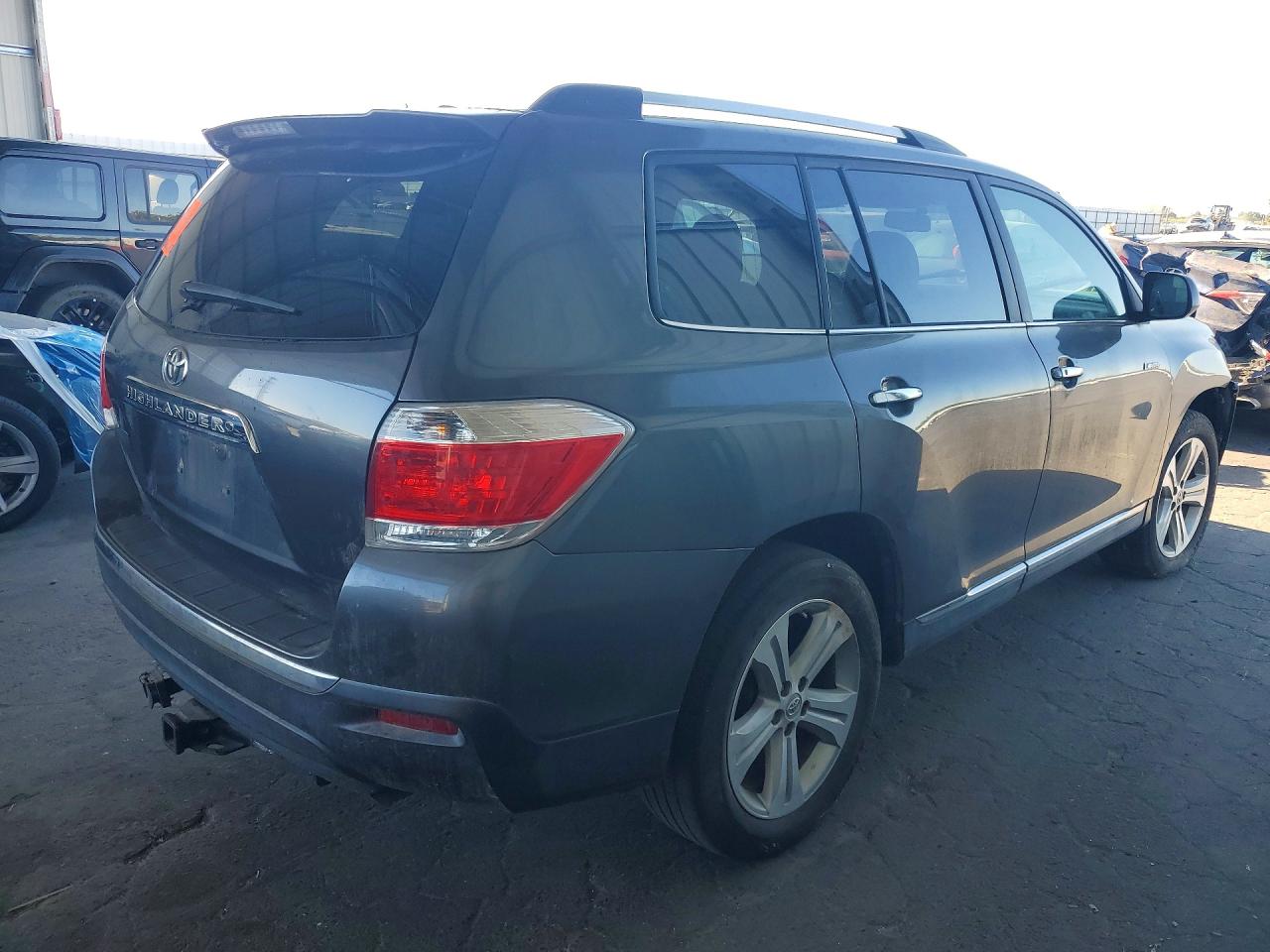 2013 Toyota Highlander Limited Gray vin: 5TDYK3EH9DS093178