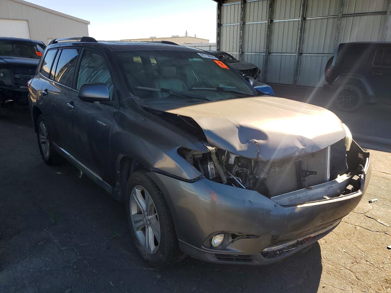2013 Toyota Highlander Limited Gray vin: 5TDYK3EH9DS093178