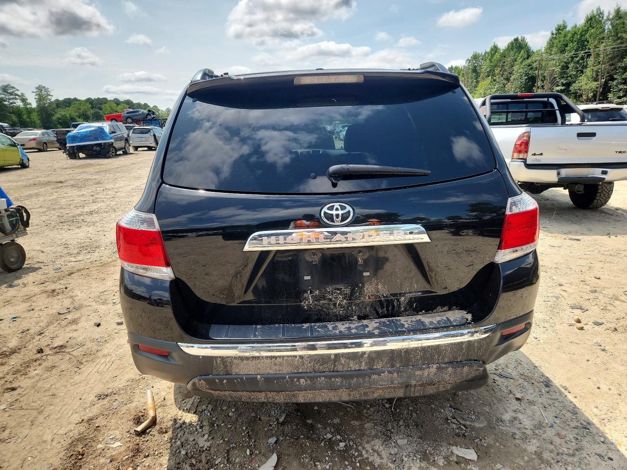 2013 Toyota Highlander Limited Black vin: 5TDYK3EH9DS096517