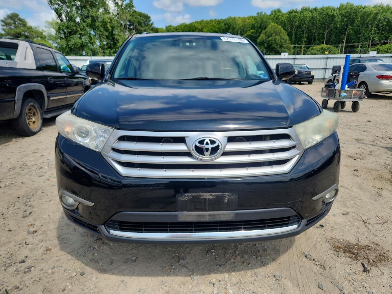 2013 Toyota Highlander Limited Black vin: 5TDYK3EH9DS096517