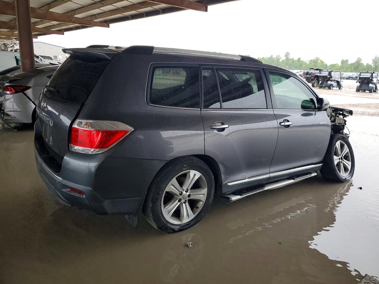2013 Toyota Highlander Limited Gray vin: 5TDYK3EH9DS102364