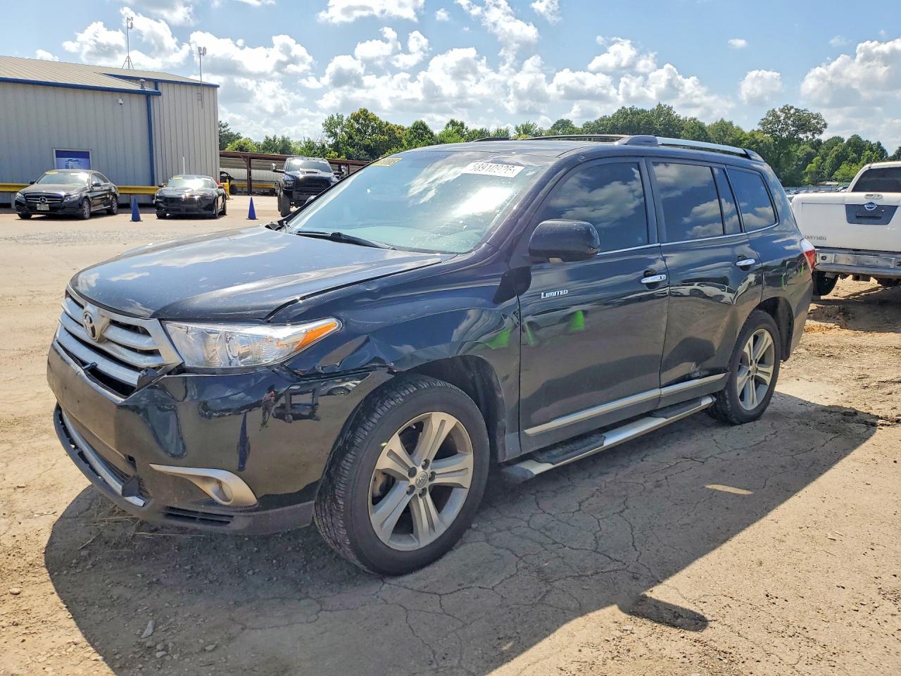 2013 Toyota Highlander Limited Black vin: 5TDYK3EH9DS104101