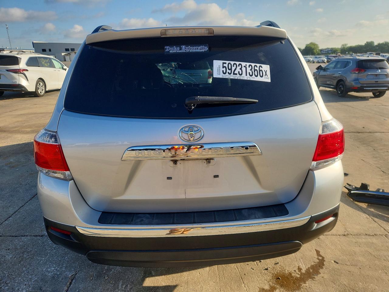 2013 Toyota Highlander Limited Серебряный vin: 5TDYK3EH9DS112585