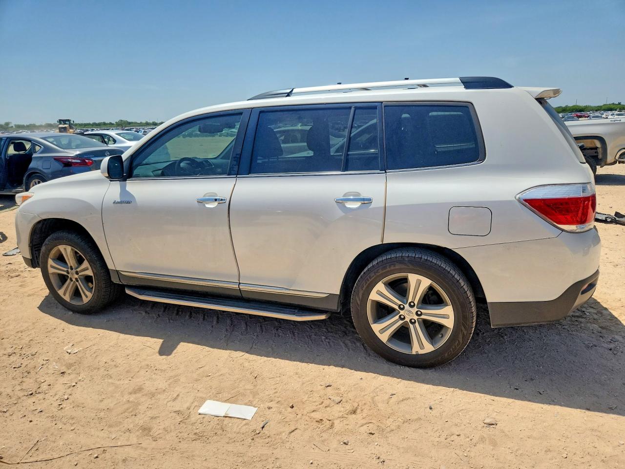 2013 Toyota Highlander Limited Белый vin: 5TDYK3EH9DS139835