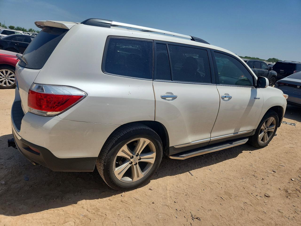 2013 Toyota Highlander Limited Белый vin: 5TDYK3EH9DS139835