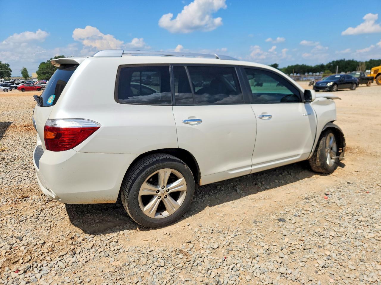 2010 Toyota Highlander Limited White vin: 5TDYK3EHXAS005668