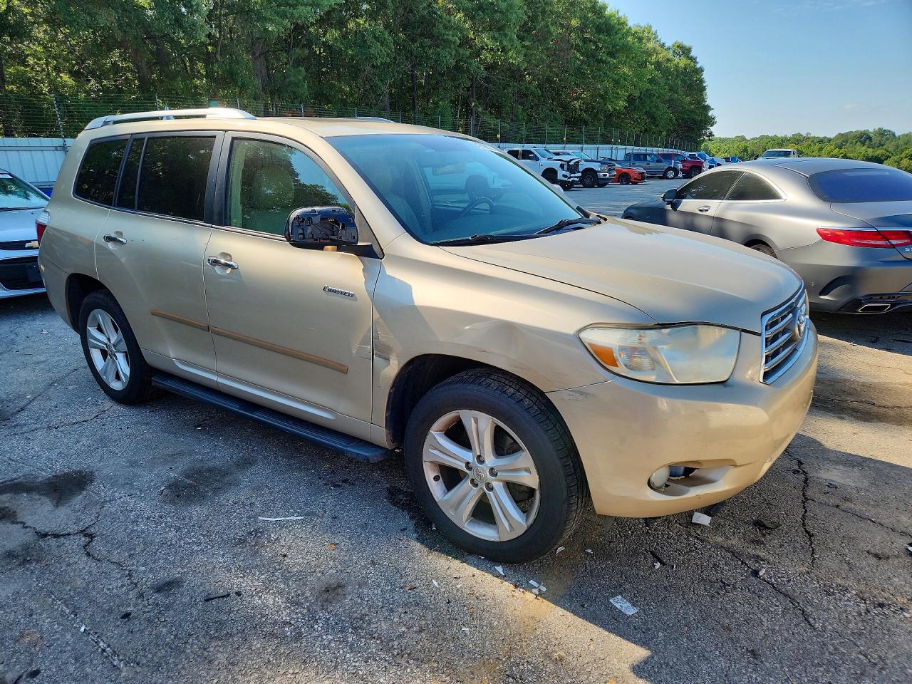 2010 Toyota Highlander Limited Золотой vin: 5TDYK3EHXAS007985