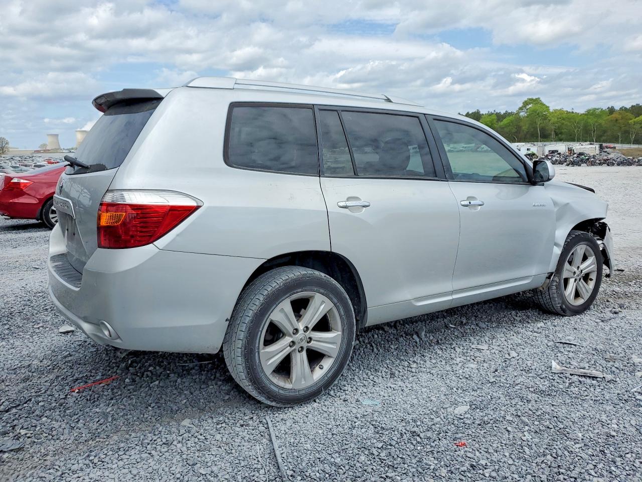 2010 Toyota Highlander Limited Silver vin: 5TDYK3EHXAS011020