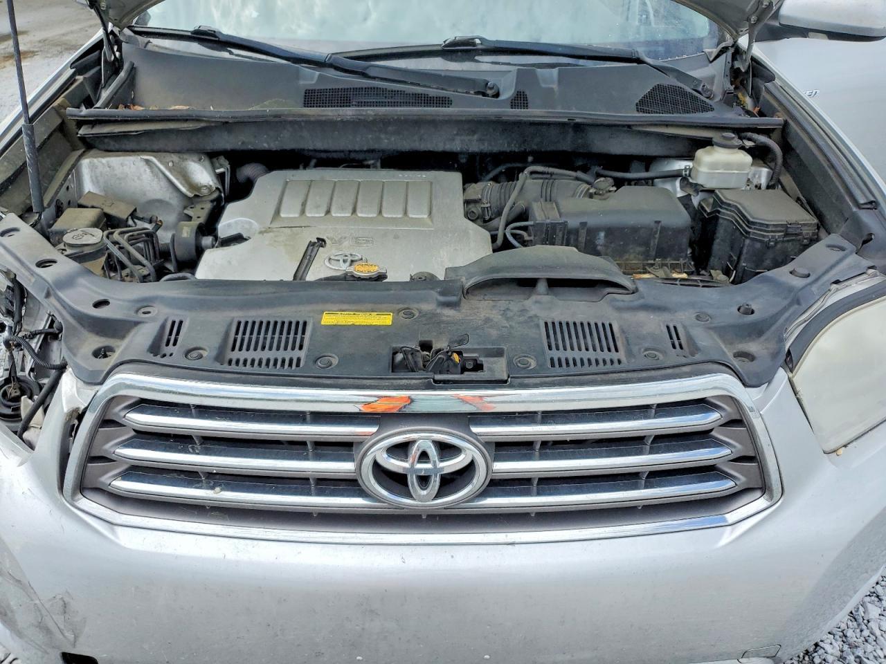 2010 Toyota Highlander Limited Silver vin: 5TDYK3EHXAS011020