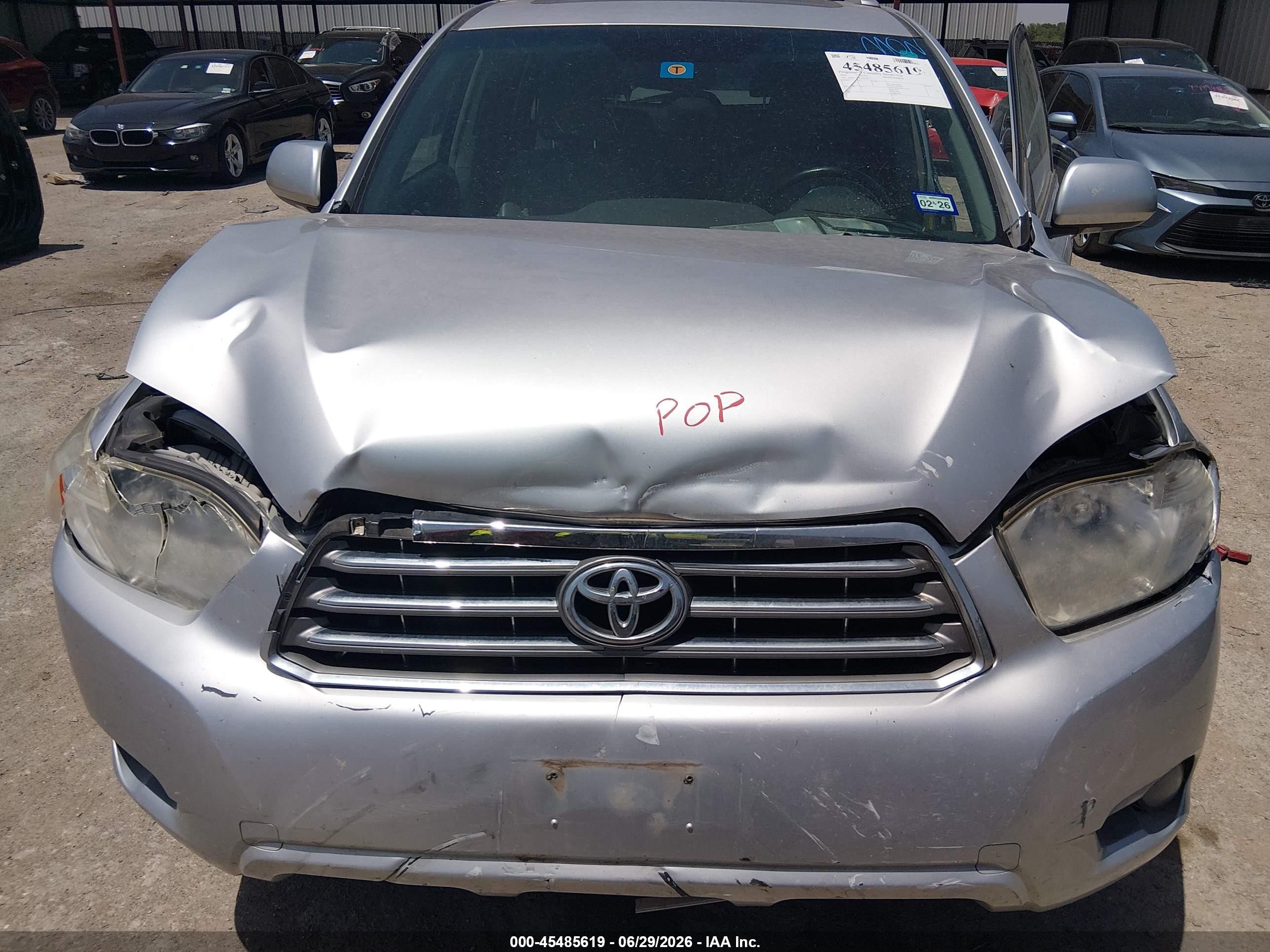 2010 Toyota Highlander Limited V6 Silver vin: 5TDYK3EHXAS018937