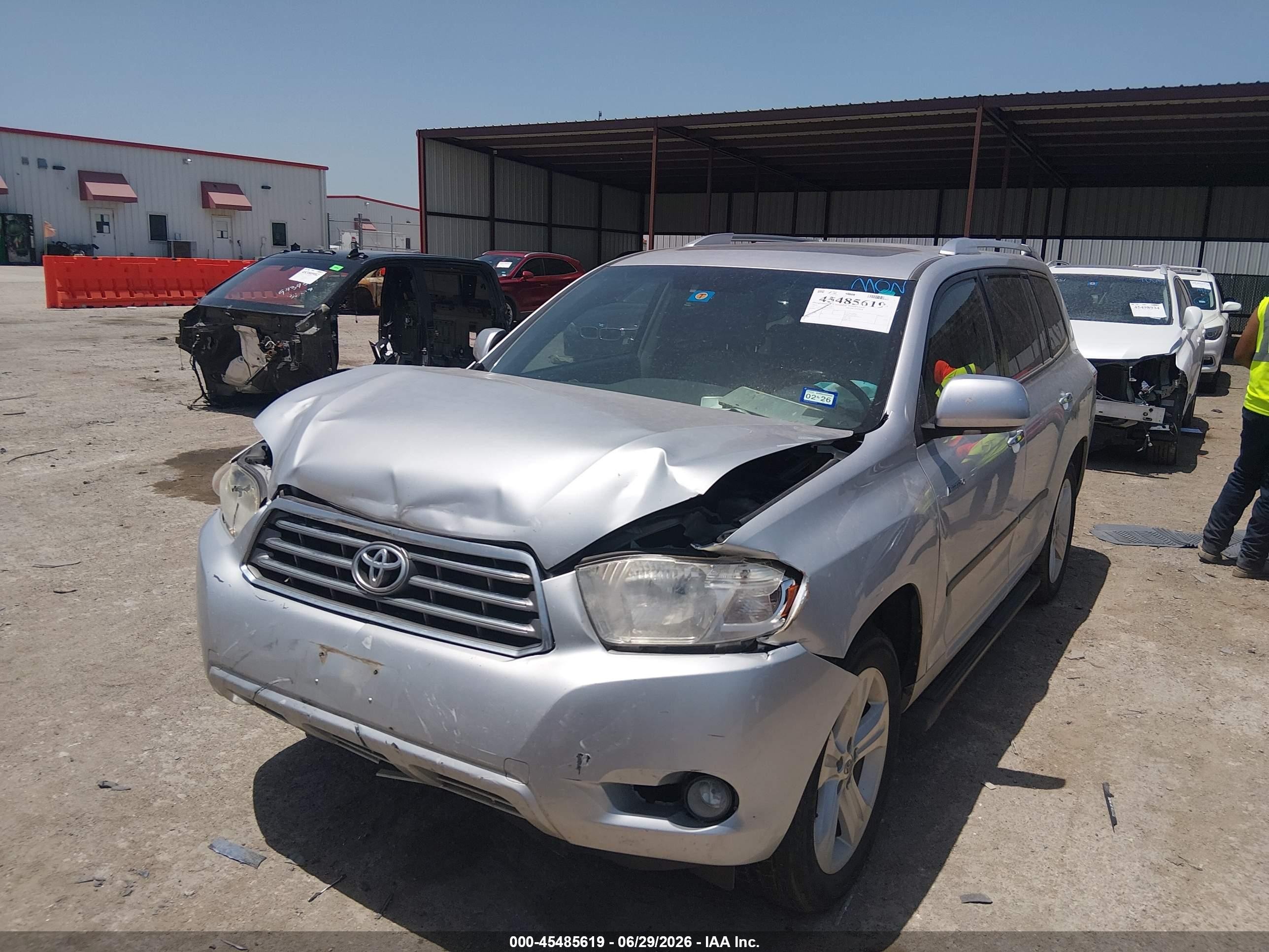 2010 Toyota Highlander Limited V6 Silver vin: 5TDYK3EHXAS018937