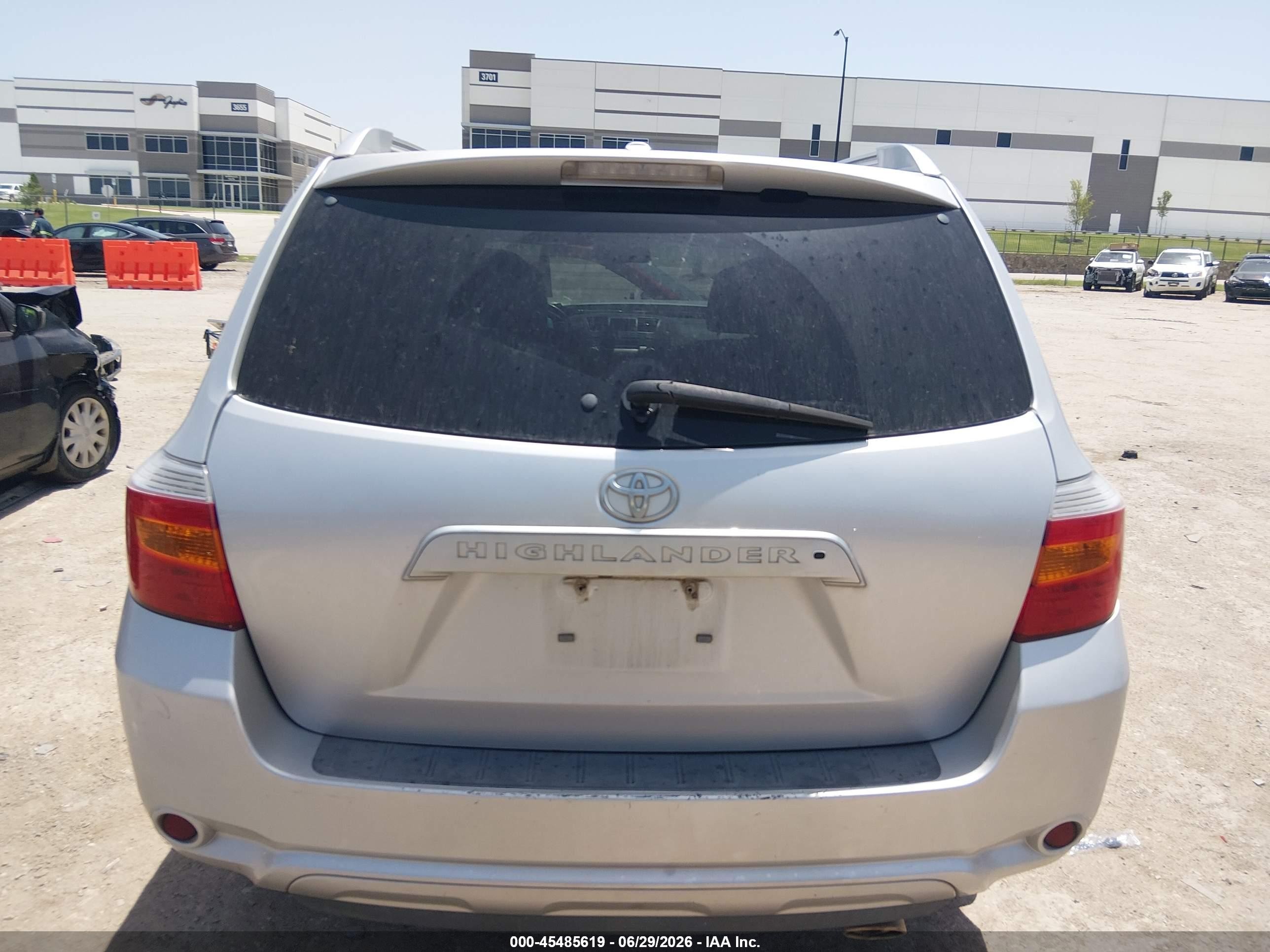 2010 Toyota Highlander Limited V6 Silver vin: 5TDYK3EHXAS018937
