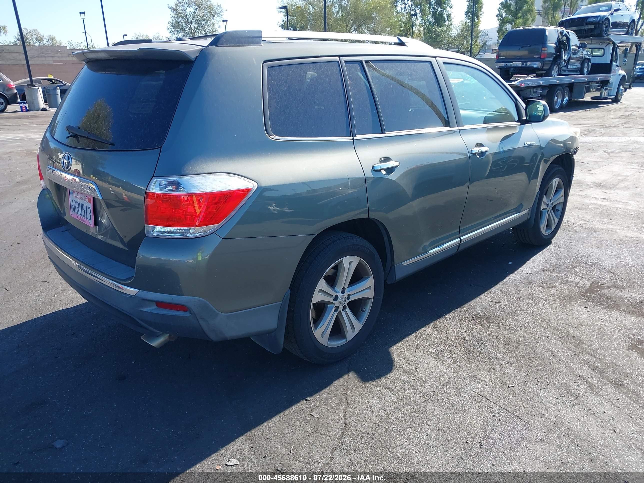2011 Toyota Highlander Limited V6 Gray vin: 5TDYK3EHXBS040695