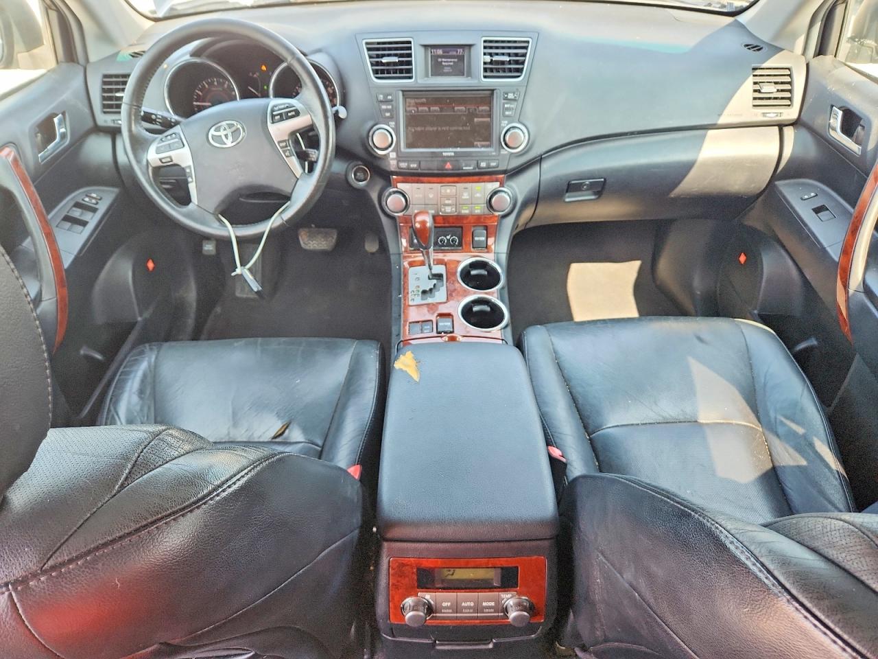 2011 Toyota Highlander Limited Black vin: 5TDYK3EHXBS044567