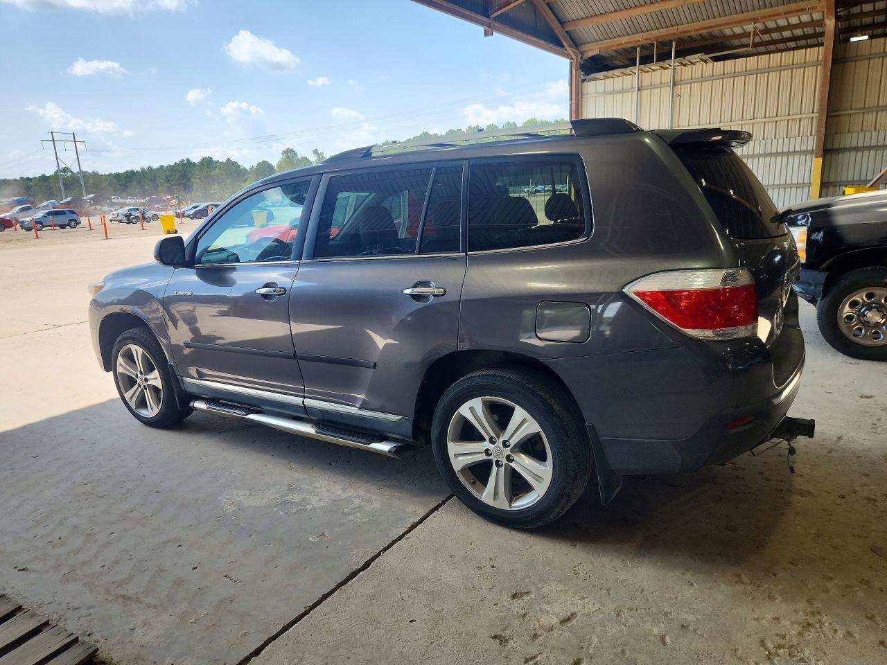 2012 Toyota Highlander Limited Серый vin: 5TDYK3EHXCS069650