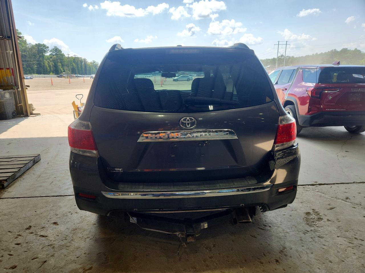 2012 Toyota Highlander Limited Серый vin: 5TDYK3EHXCS069650