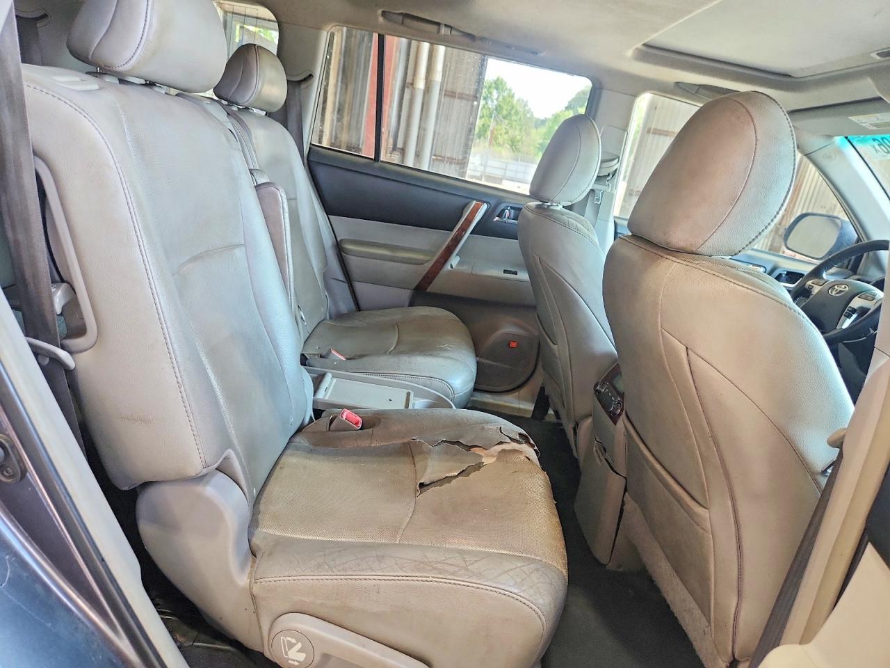 2012 Toyota Highlander Limited Серый vin: 5TDYK3EHXCS069650