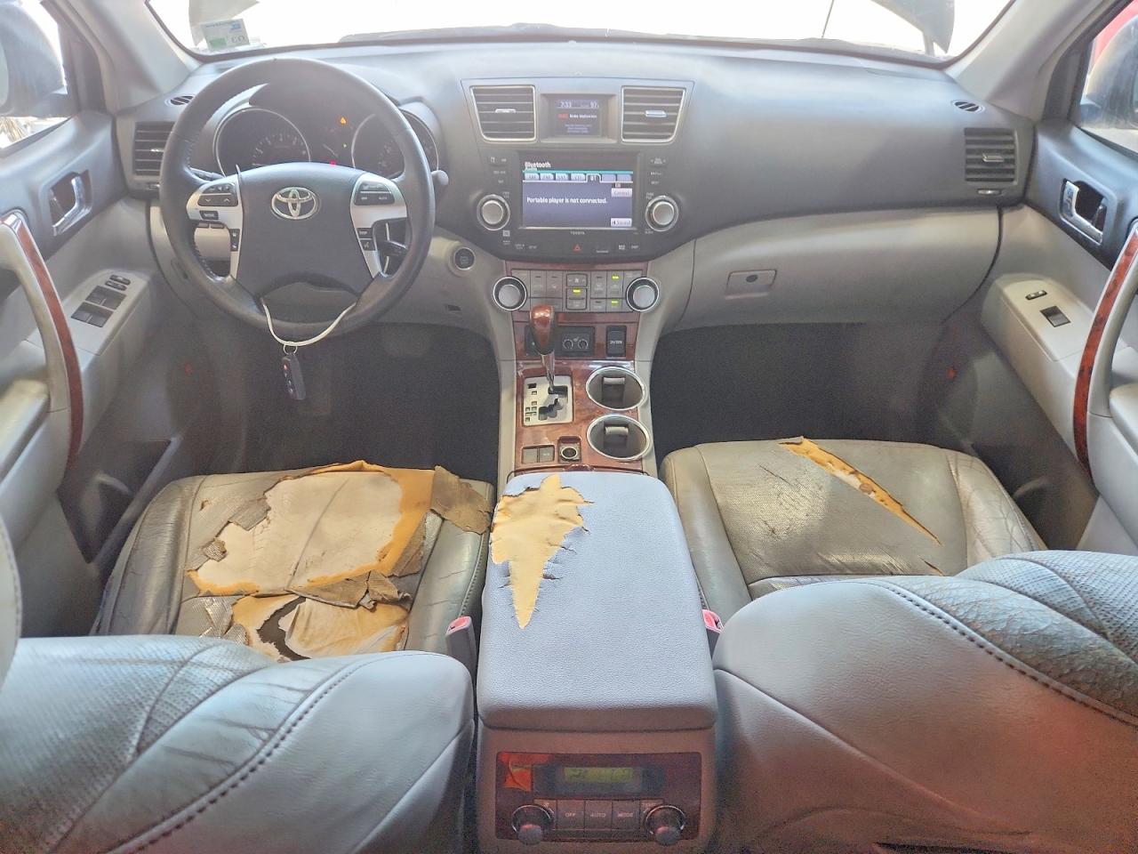 2012 Toyota Highlander Limited Серый vin: 5TDYK3EHXCS069650