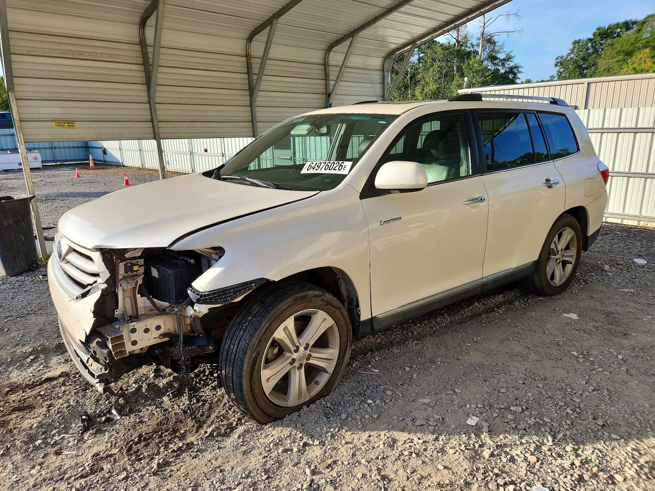 2012 Toyota Highlander Limited Silver vin: 5TDYK3EHXCS084911