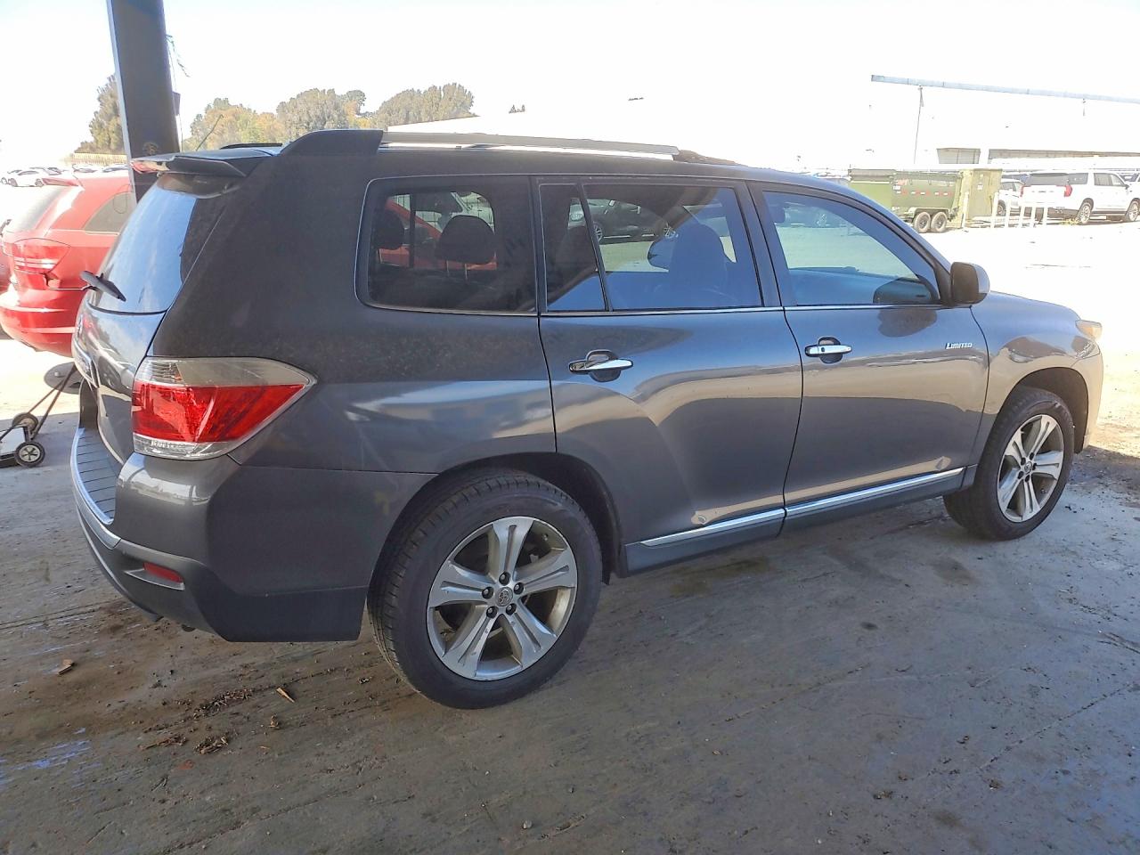 2013 Toyota Highlander Limited Серый vin: 5TDYK3EHXDS109050