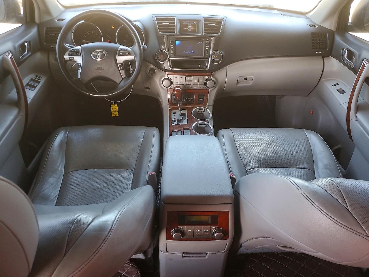 2013 Toyota Highlander Limited Серый vin: 5TDYK3EHXDS109050