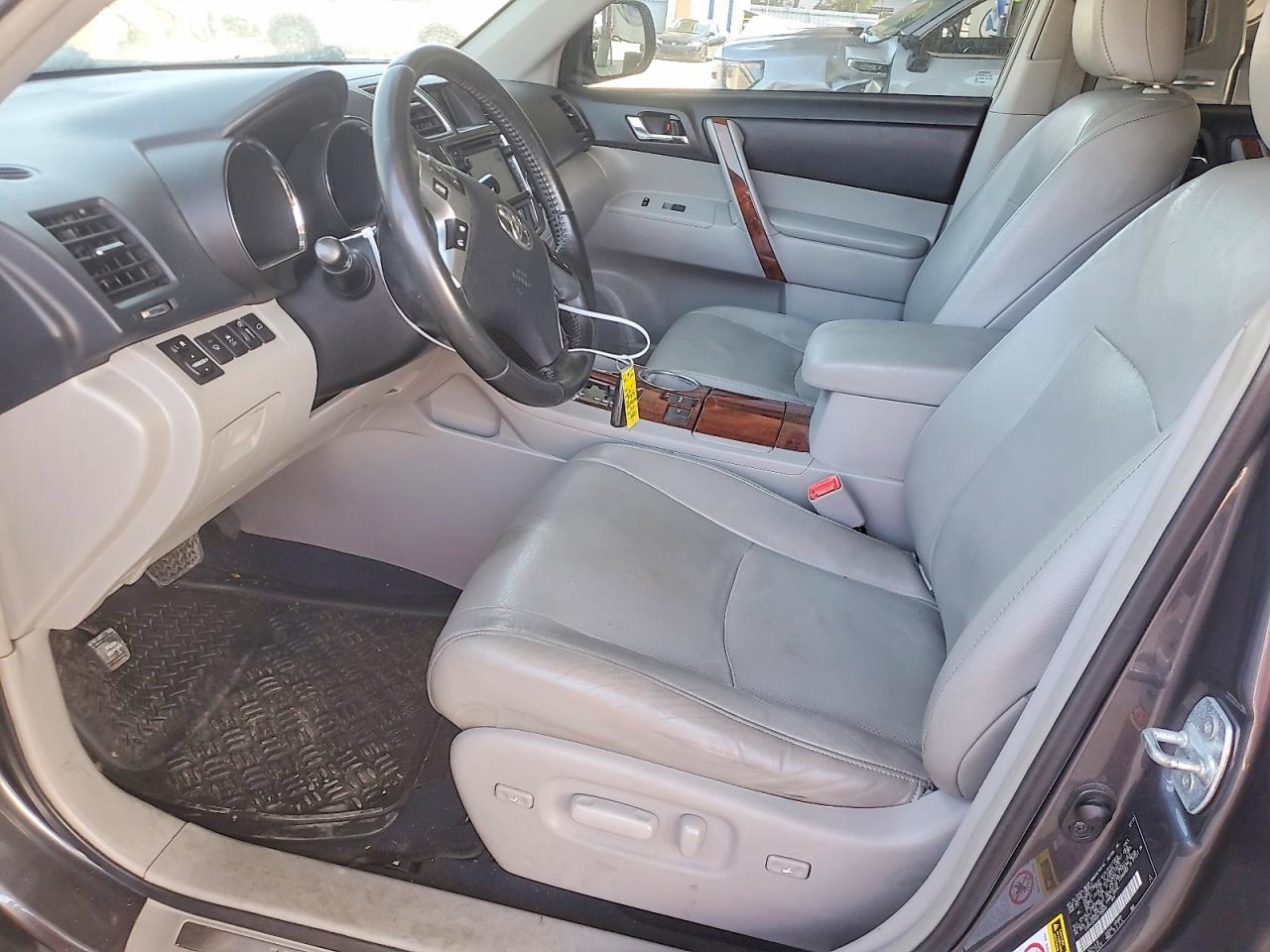 2013 Toyota Highlander Limited Серый vin: 5TDYK3EHXDS109050