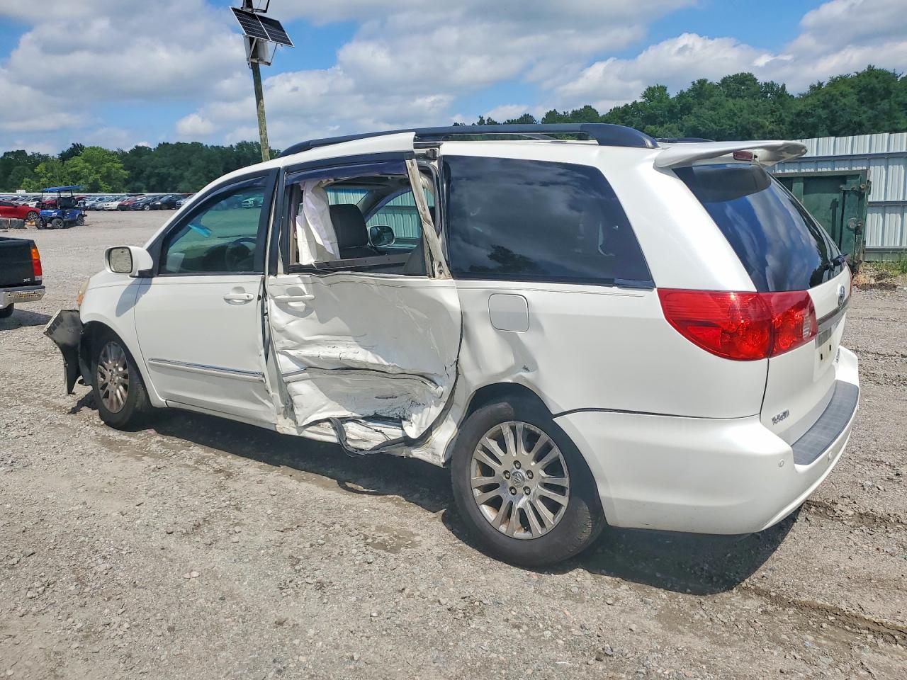 2010 Toyota Sienna Xle Limited White vin: 5TDYK4CC0AS301649
