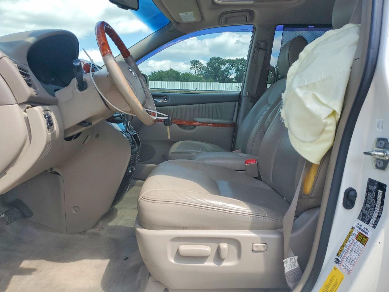 2010 Toyota Sienna Xle Limited White vin: 5TDYK4CC0AS301649
