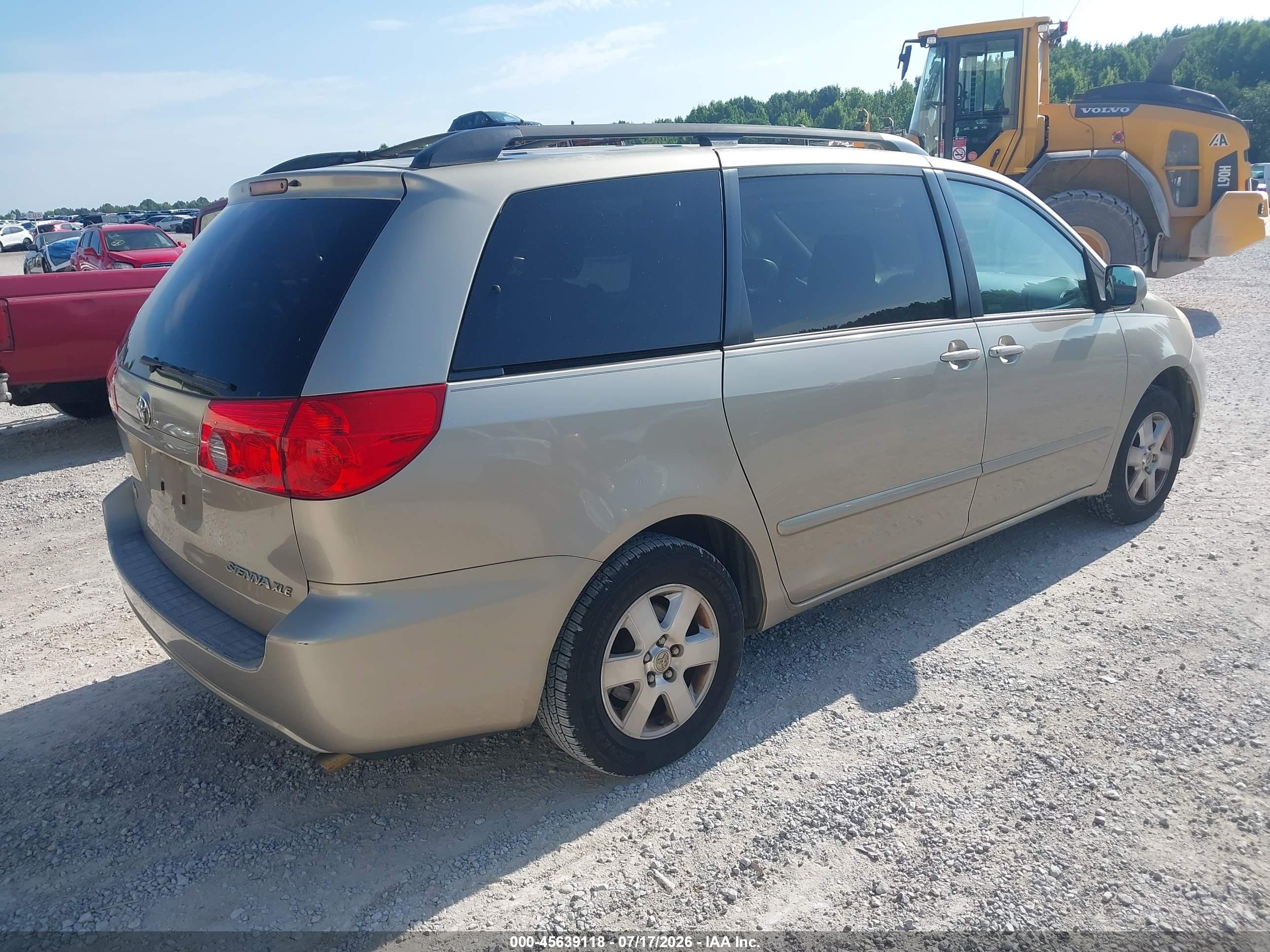 2010 Toyota Sienna Xle Beige vin: 5TDYK4CC0AS318130