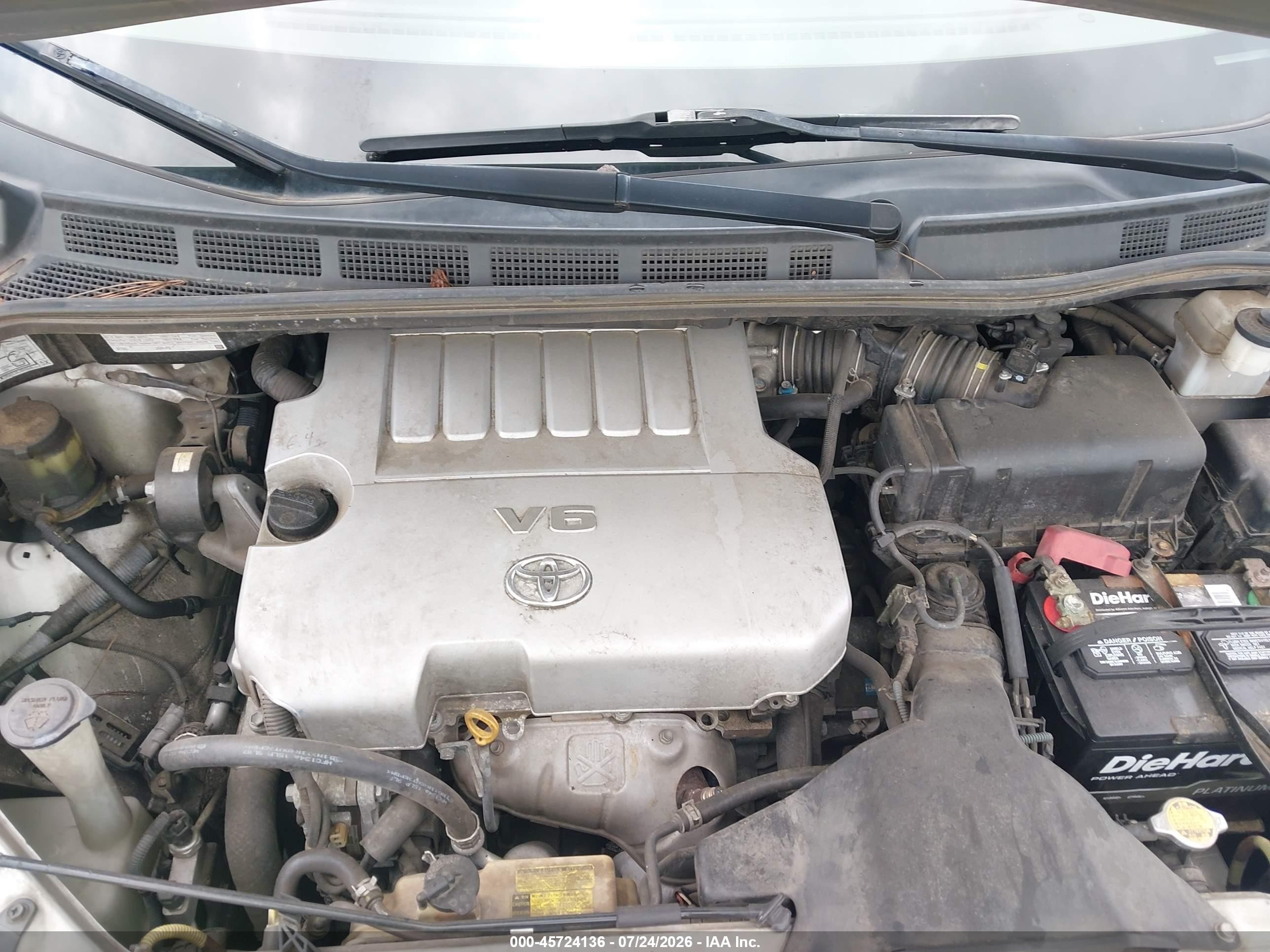 2010 Toyota Sienna Xle Silver vin: 5TDYK4CC0AS324798