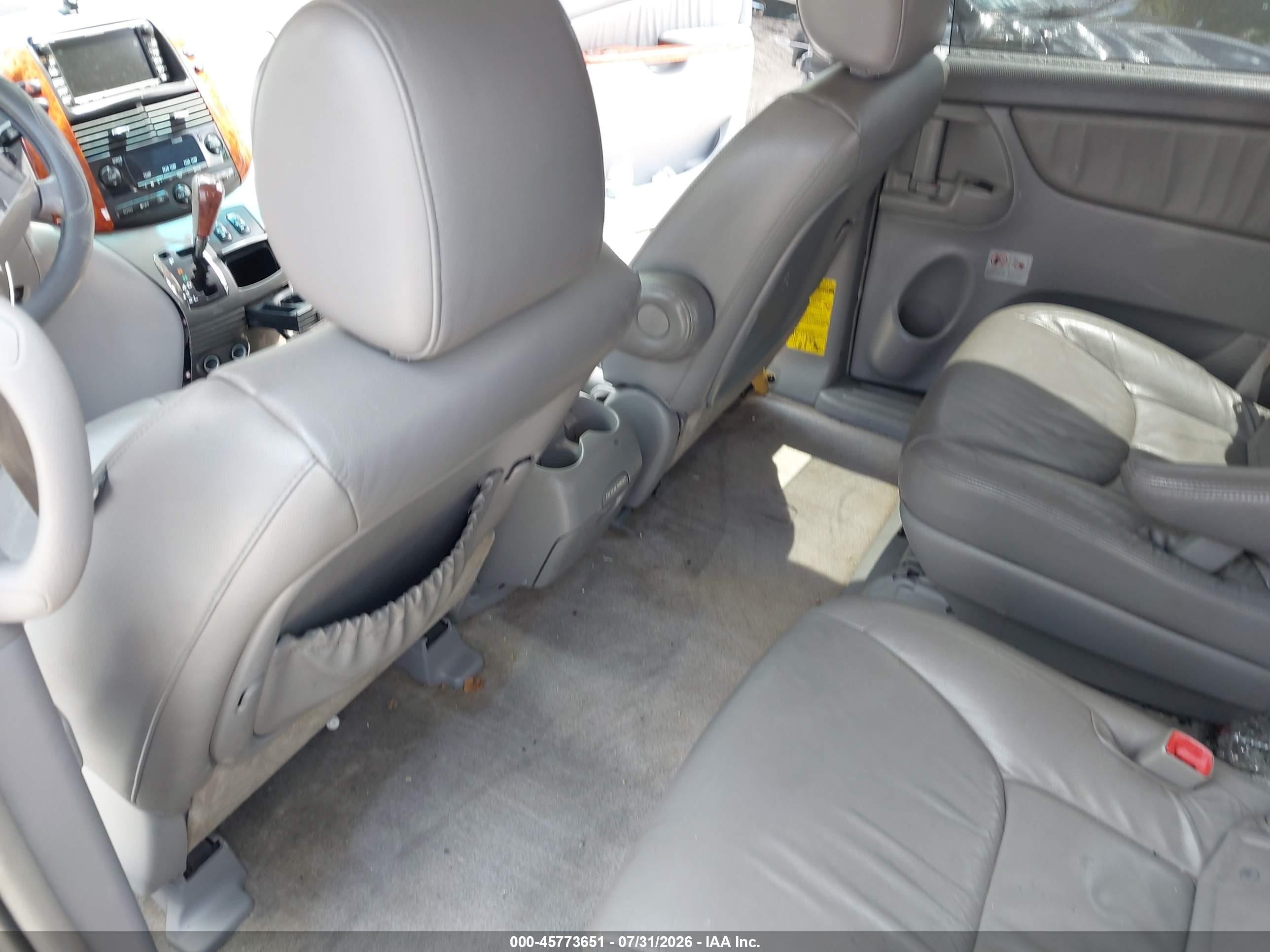 2010 Toyota Sienna Limited Blue vin: 5TDYK4CC0AS332125