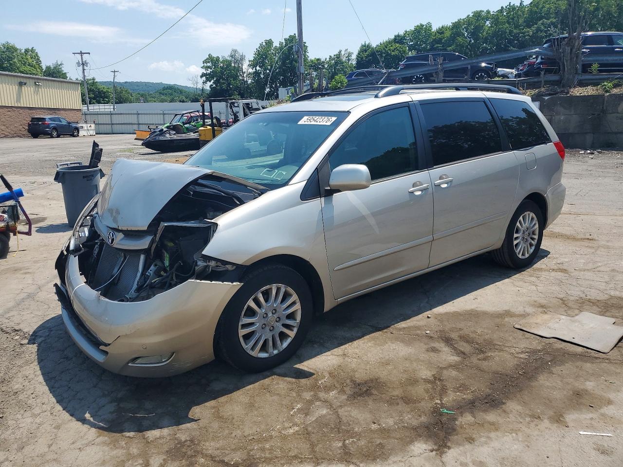 2010 Toyota Sienna Xle Серебряный vin: 5TDYK4CC0AS334375