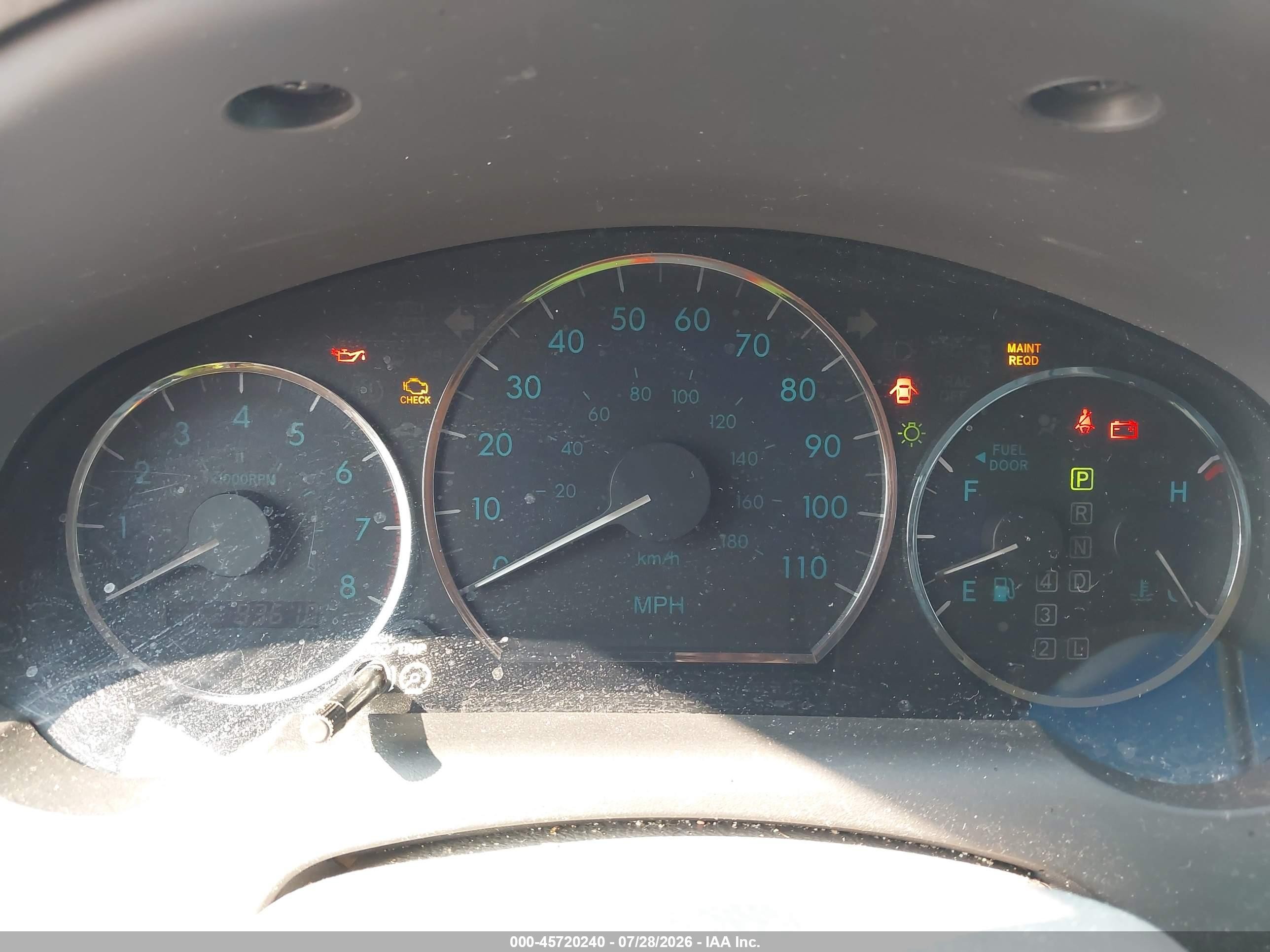 2010 Toyota Sienna Xle Red vin: 5TDYK4CC2AS332871