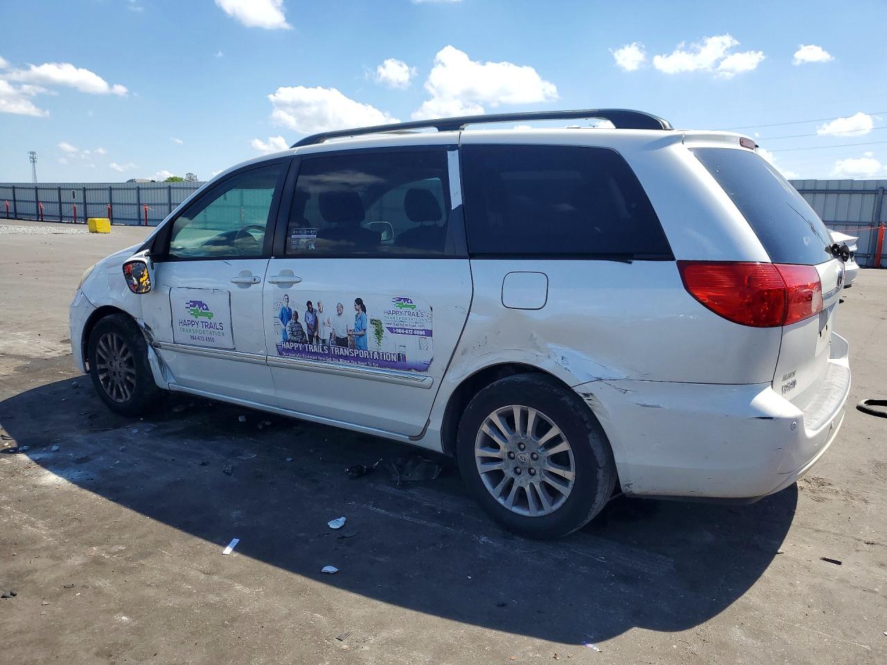2010 Toyota Sienna Xle Limited White vin: 5TDYK4CC3AS298956