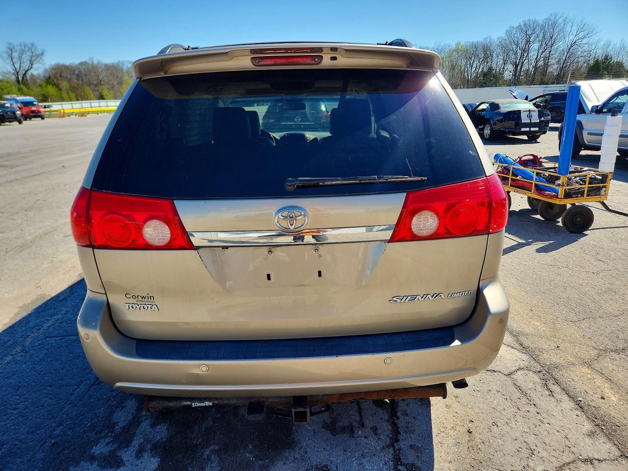 2010 Toyota Sienna Xle Limited Gold vin: 5TDYK4CC5AS291345