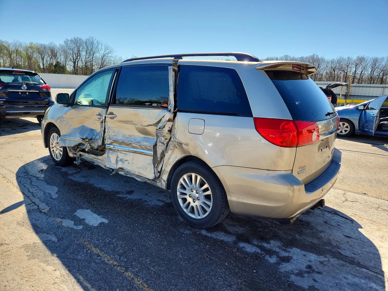 2010 Toyota Sienna Xle Limited Gold vin: 5TDYK4CC5AS291345