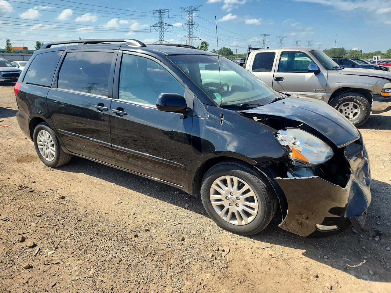 2010 Toyota Sienna Xle Черный vin: 5TDYK4CC5AS318902