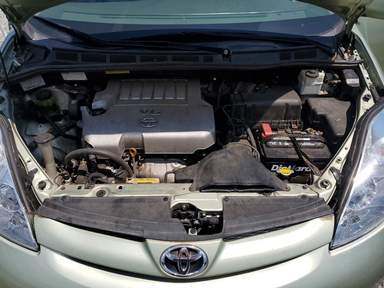 2010 Toyota Sienna Xle Green vin: 5TDYK4CC8AS306663