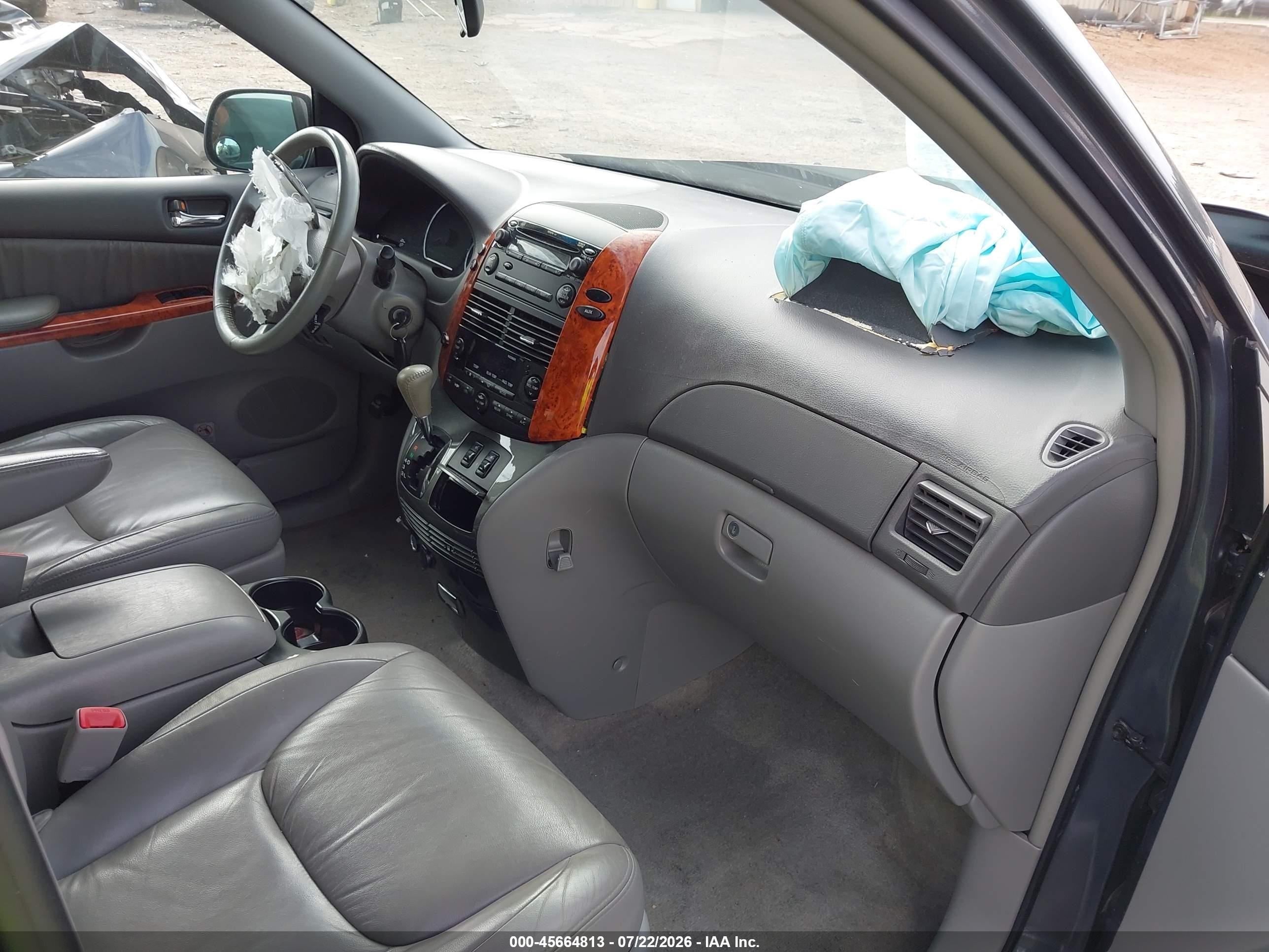 2010 Toyota Sienna Xle Blue vin: 5TDYK4CC8AS306940