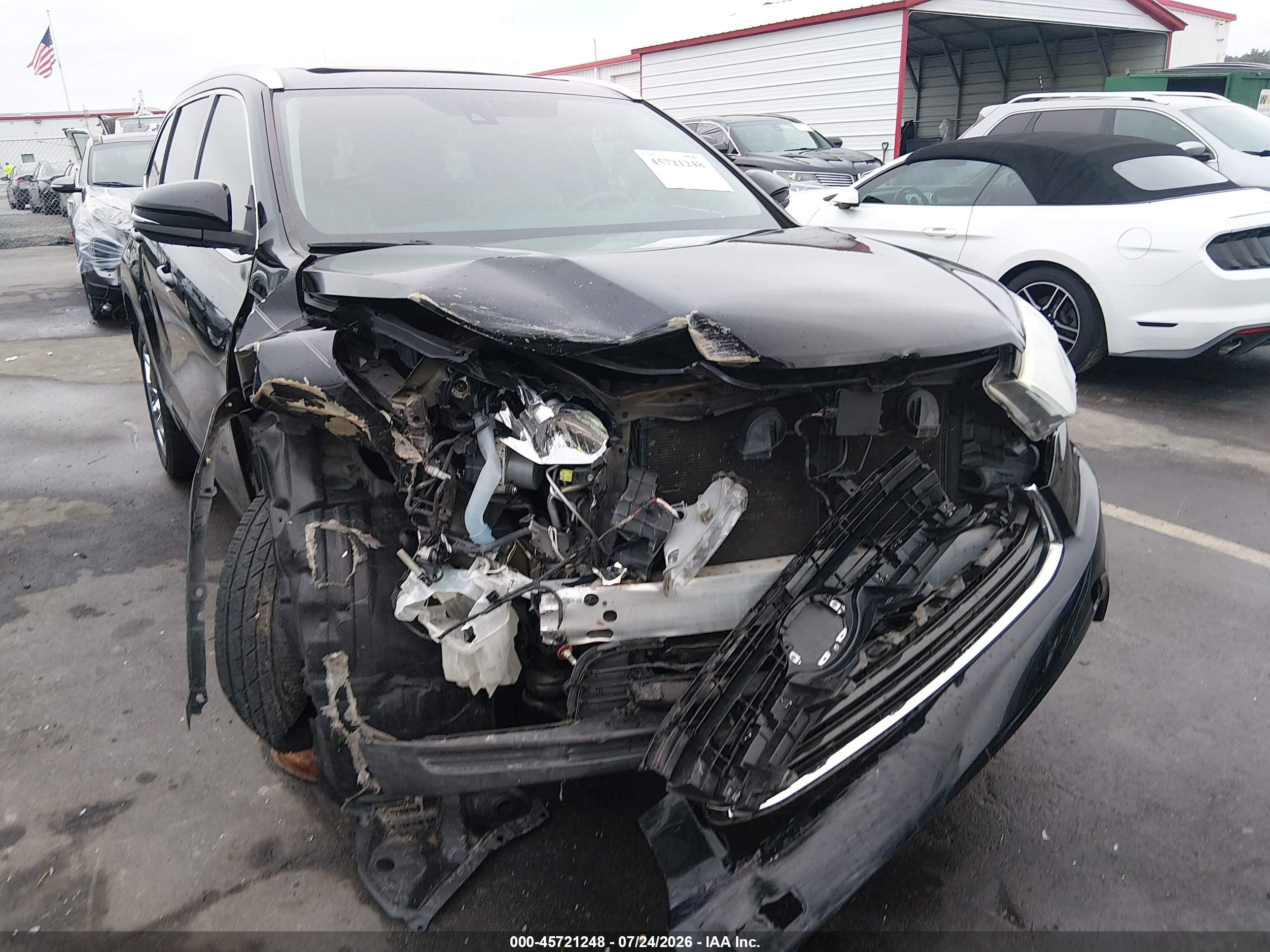 2014 Toyota Highlander Limited Platinum V6 Black vin: 5TDYKRFH0ES016640