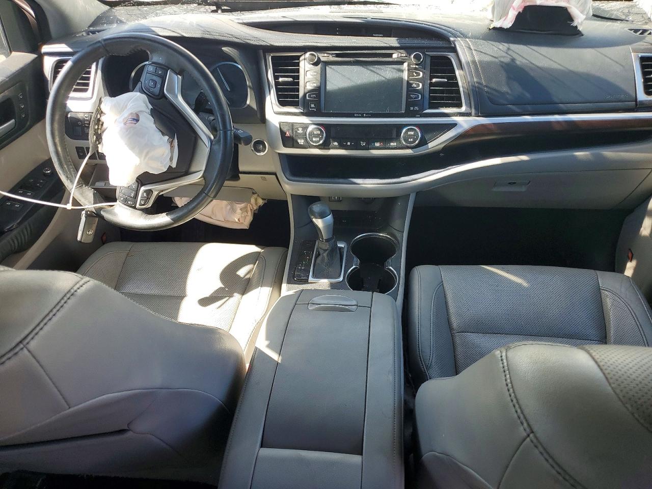 2015 Toyota Highlander Limited Белый vin: 5TDYKRFH0FS044634