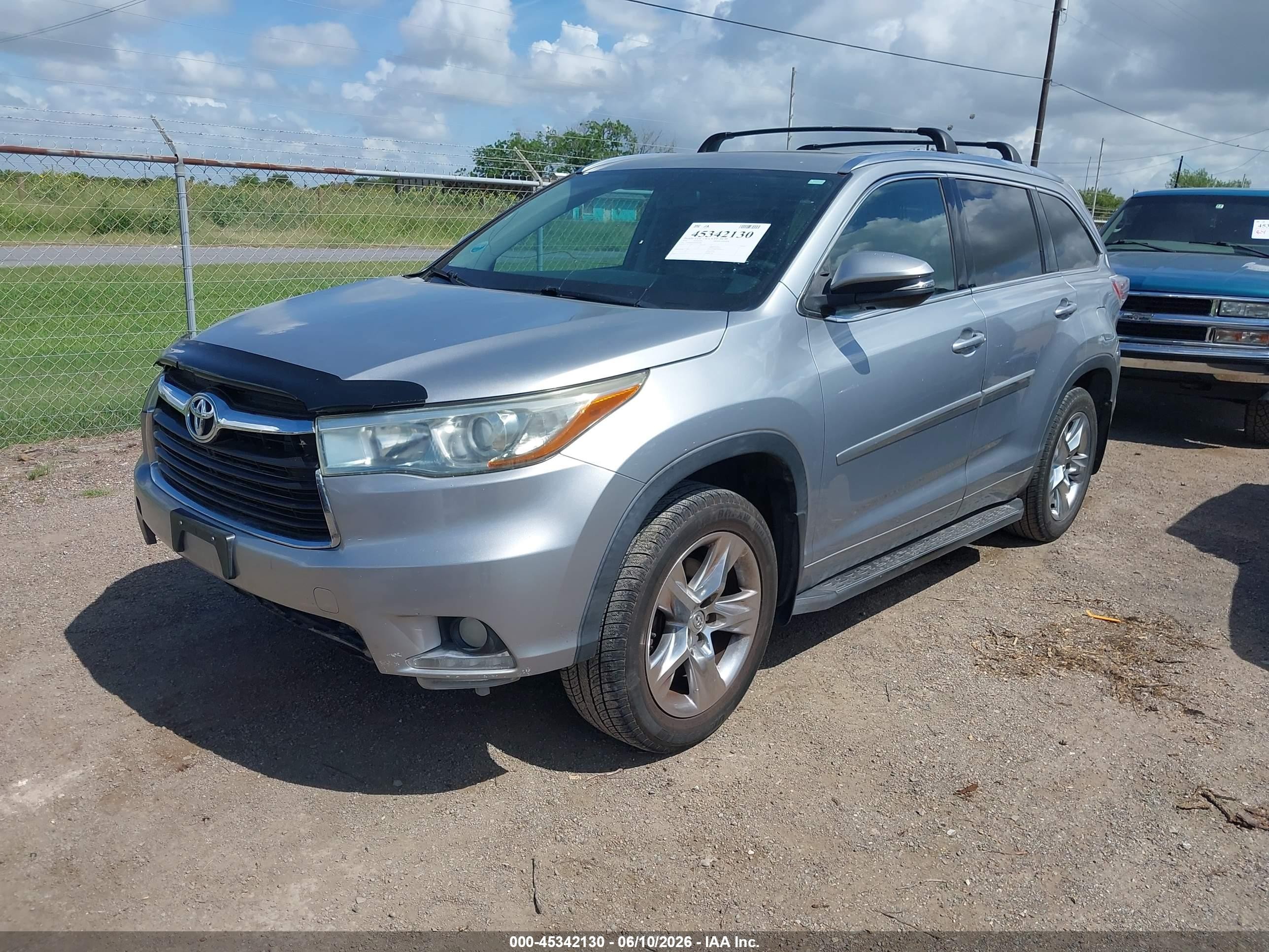 2014 Toyota Highlander Limited V6 Silver vin: 5TDYKRFH2ES016980