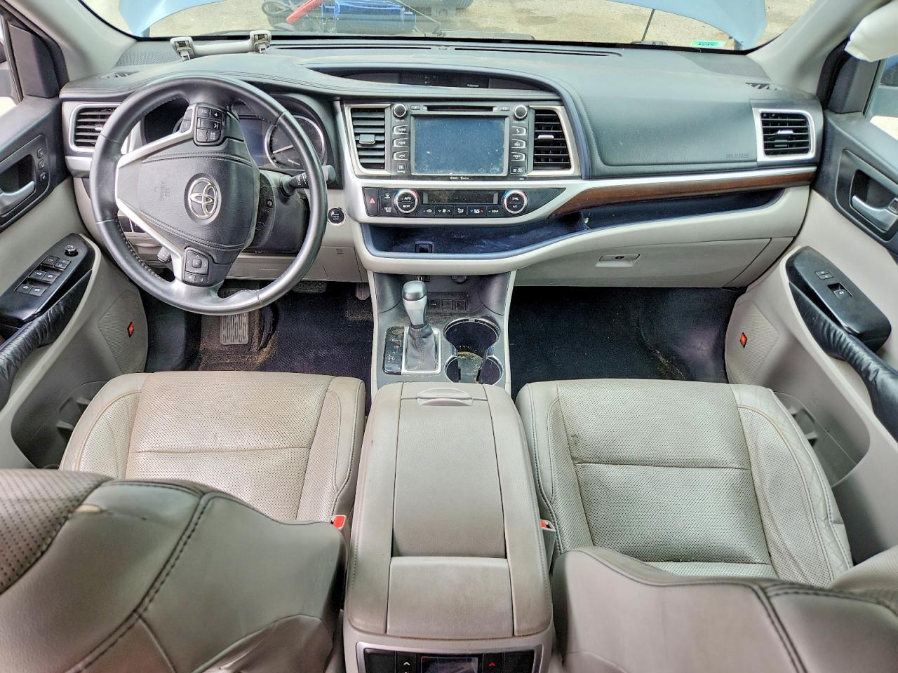 2014 Toyota Highlander Limited Blue vin: 5TDYKRFH2ES036730