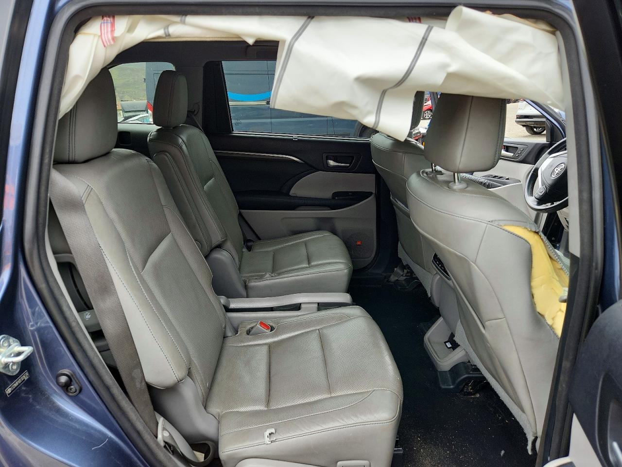 2014 Toyota Highlander Limited Blue vin: 5TDYKRFH2ES036730