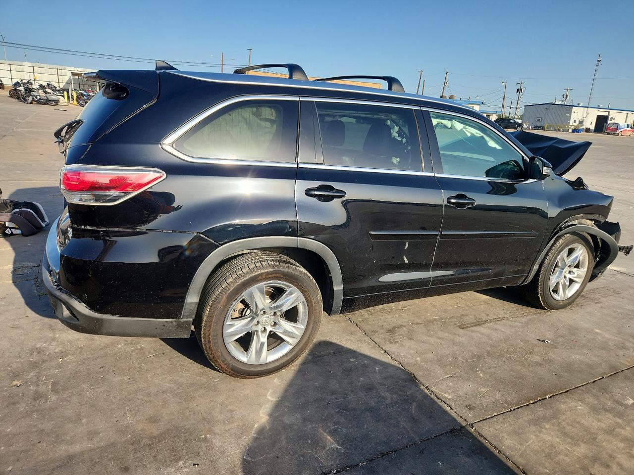 2015 Toyota Highlander Limited Black vin: 5TDYKRFH2FS062388
