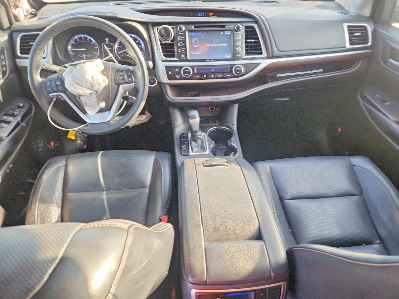2015 Toyota Highlander Limited Black vin: 5TDYKRFH2FS062388