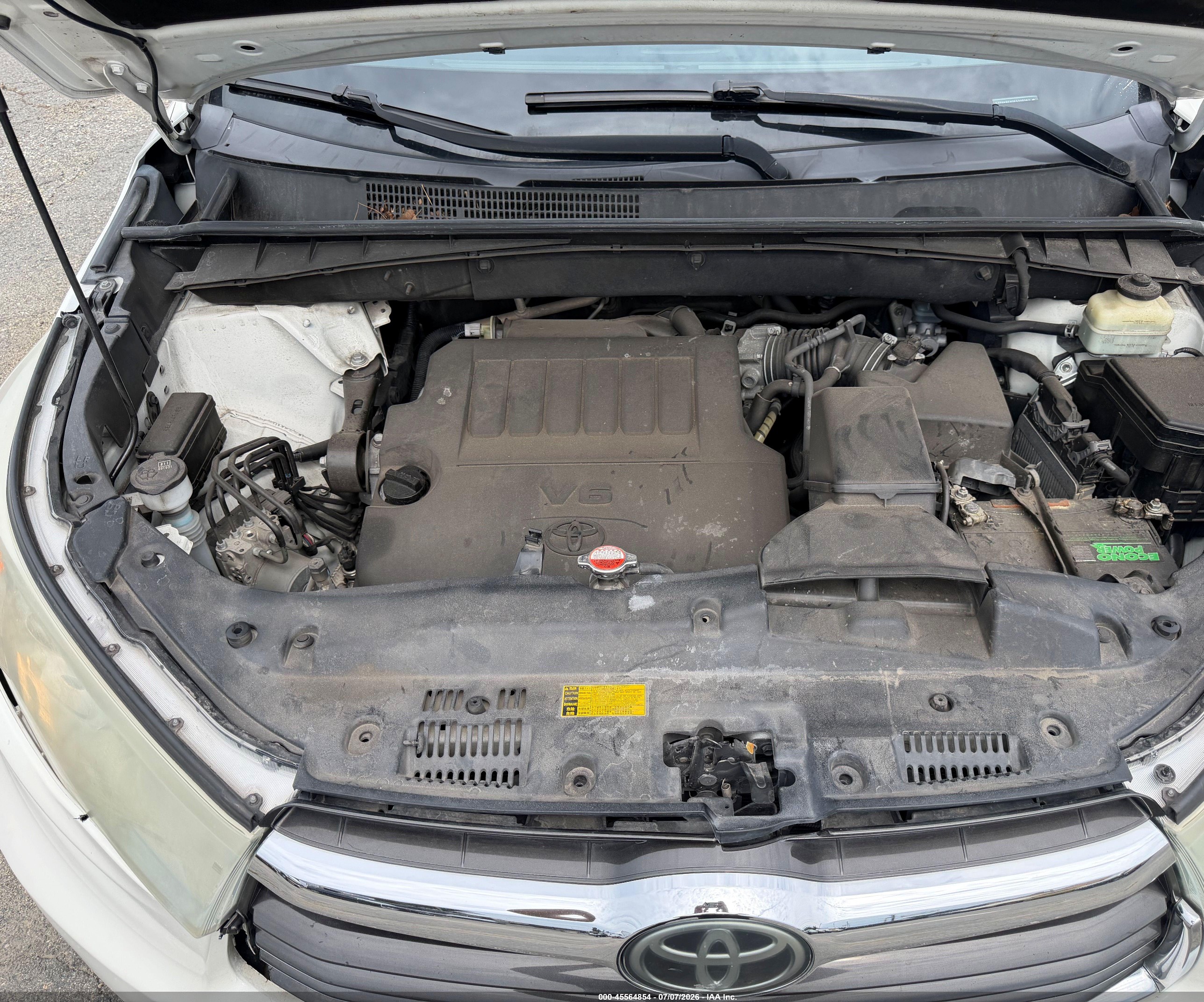 2015 Toyota Highlander Limited Platinum V6 Белый vin: 5TDYKRFH2FS110262