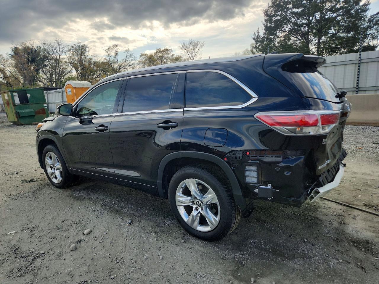 2016 Toyota Highlander Limited Черный vin: 5TDYKRFH2GS171127