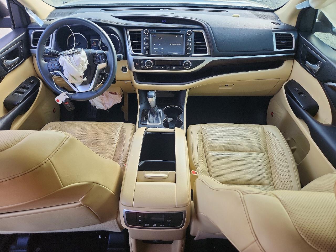 2016 Toyota Highlander Limited Черный vin: 5TDYKRFH2GS171127